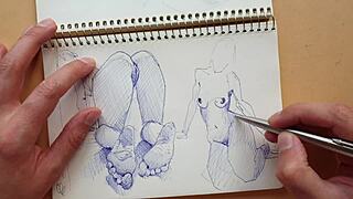 latina's big ass bent over for doggy foot fetish tease