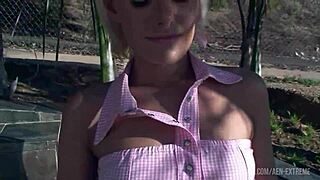 Eve Nicholson Smokes Cigarette, Strips in Heels, Rips Clothes for Fans