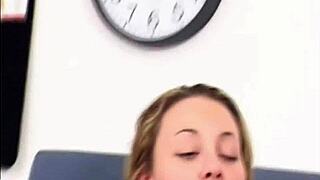 Wet Panties Tease Blonde's Secret Cravings