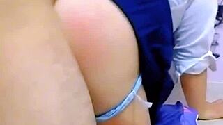 Innocent latina anal creampie exploited by prof hurts so good homemade voyeur