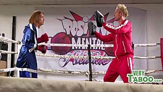 Family Boxing Turns MMF Taboo With Beca Barbie Clarke Kent Axel Haze