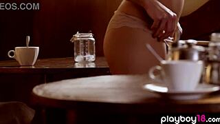 hey luca miklosi strips petite hungarian body flashing hairy beaver closeup 🔥