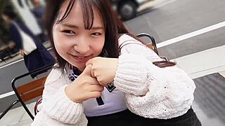 wanna see this tiny big tits japanese babe ditch boyfriend for raw senior creampie cheating?