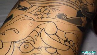 tuktukpatrol busty thai babe braces deepthroats big cock fucked doggystyle hard