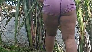 i love flashing my big ass in this position for deep penetration