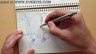 latina's big ass bent over for doggy foot fetish tease