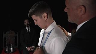 hole fuck this peg table's huge pegs stretch my twink ass bareback deep