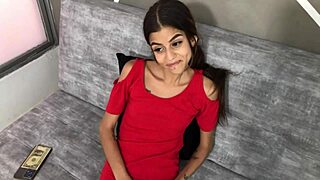 skinny colombian stepsis sucks and spits on my cock in homemade dream