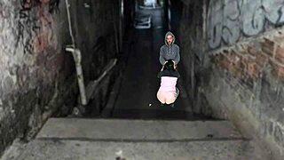 morena slut flashes curves then bends for bareback pounding by favela king post-funk