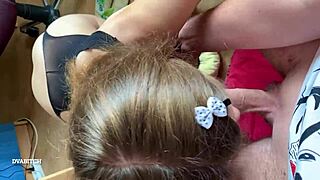 Wanna see this cute babe deepthroat gagged till creampie floods her mouth?