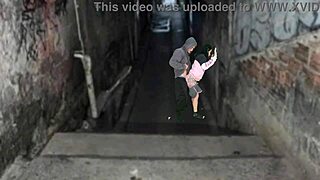 morena slut flashes curves then bends for bareback pounding by favela king post-funk