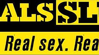 how does blonde gilf carol take throat then anal and facial?