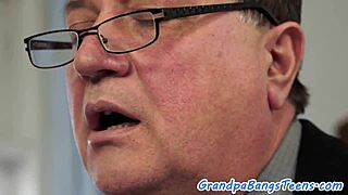 Busty European Teen 18+ Slammed Hard by Grandpa