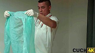 Cuck4k Doctor Gropes and Fucks My Tight 18+ Pussy While Hubby Watches!