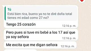 Doña mary got so horny and sent me her steamy nudes!