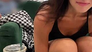 flashing my stuff then quick doggystyle fuck in the dressing room