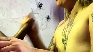 amateur latina with huge natural tits deepthroats black cock first part