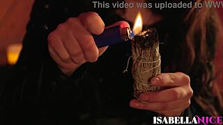 isabella nice tempts zoey foxx into steamy halloween party kisses and licks