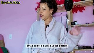 Hot Brazilian Brunette Flaunts Panties And Lingerie Collection!