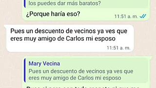 Doña mary got so horny and sent me her steamy nudes!