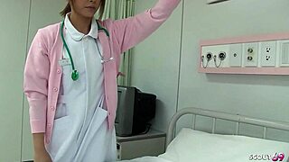 japanese teen nurse hitachi vibrator orgasm in hospital