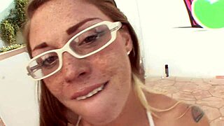 blonde milf courtney taylor's asshole creamed as scarlett licks cum