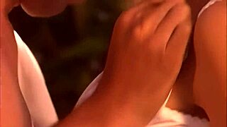 Yasmine's fishnet milf rides cock hard before outdoor daytime cumshot blast