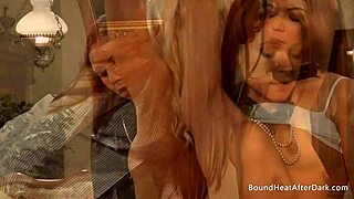 Dom Lesbian Madame Fingers Pussy Watching Bound Slaves Orgasm