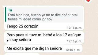 Doña mary got so horny and sent me her steamy nudes!