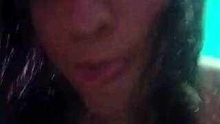 ladyboy flaunts natural tits and erotic ass body tease