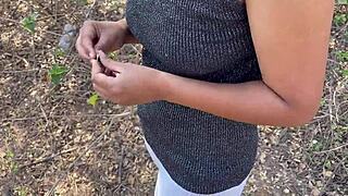 that indian desi big ass shakes wild in jungle fuck