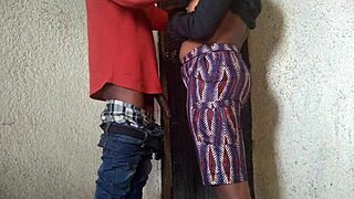 Ebony Teen Bent Over Doggystyle Big Black Cock