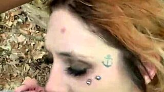 caught in forest she begs for big black cock rough domination