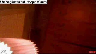 Webcam teen plays with hairy tits and toys live