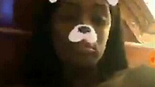 Hushh Ebony's Massive Tits Bouncing for Cash on Instagram