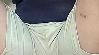 NAKED GAMER HOUSEWIFE MASTURBATES BIG TITS PUSSY!