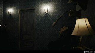 omg asian bbw trapped by vampire brunette in hotel lezdom feast! 🧛‍♀️💦