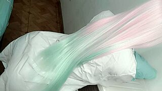 Curvy Doctor in Miami Cosplay Doll Strips Thong for Patient Fuck Pleasure