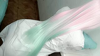 Curvy Doctor in Miami Cosplay Doll Strips Thong for Patient Fuck Pleasure