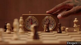 Gorgeous redhead goes deeper on secret BBC