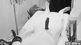 latina babe tries weird sex experiment with busty milf