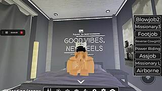 Futa girlfriend pounds her huge tits lover's tight pussy relentlessly