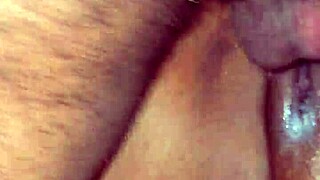 brazilian couple films close up doggy on curvy fat wife's juicy big ass pussy bent over moaning loud