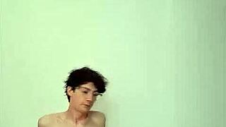 Craving my skinny body covered in cum after stroking huge cock?