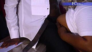 that horny milf's big ass gets pounded by bbc counselor in doggystyle missionary session