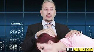 Hot milfs bent over doggystyle during live news broadcast freeuse