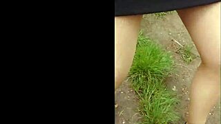 german chubby flashes pantyhose cock on cable car mountain