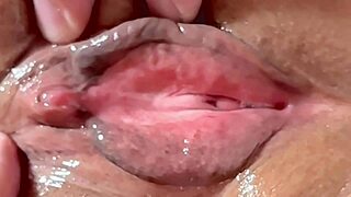 damn, check this amateur milf's shaved pussy just 183 days post virginity loss up close