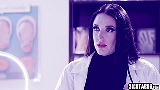 latina babe tries weird sex experiment with busty milf