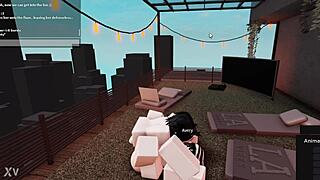 together time roleplay with deepthroat on big cock and tits play